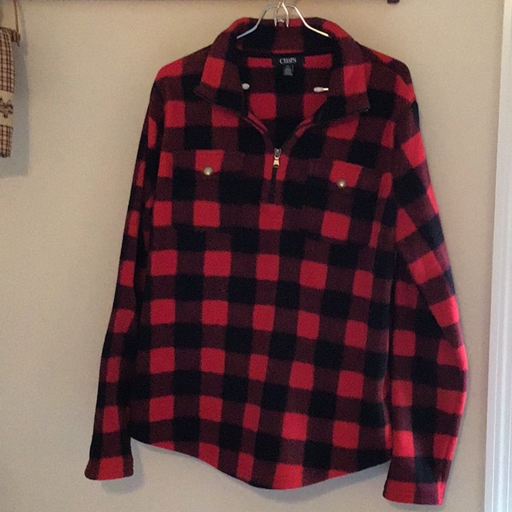 Chaps Pullover  Fleece Top